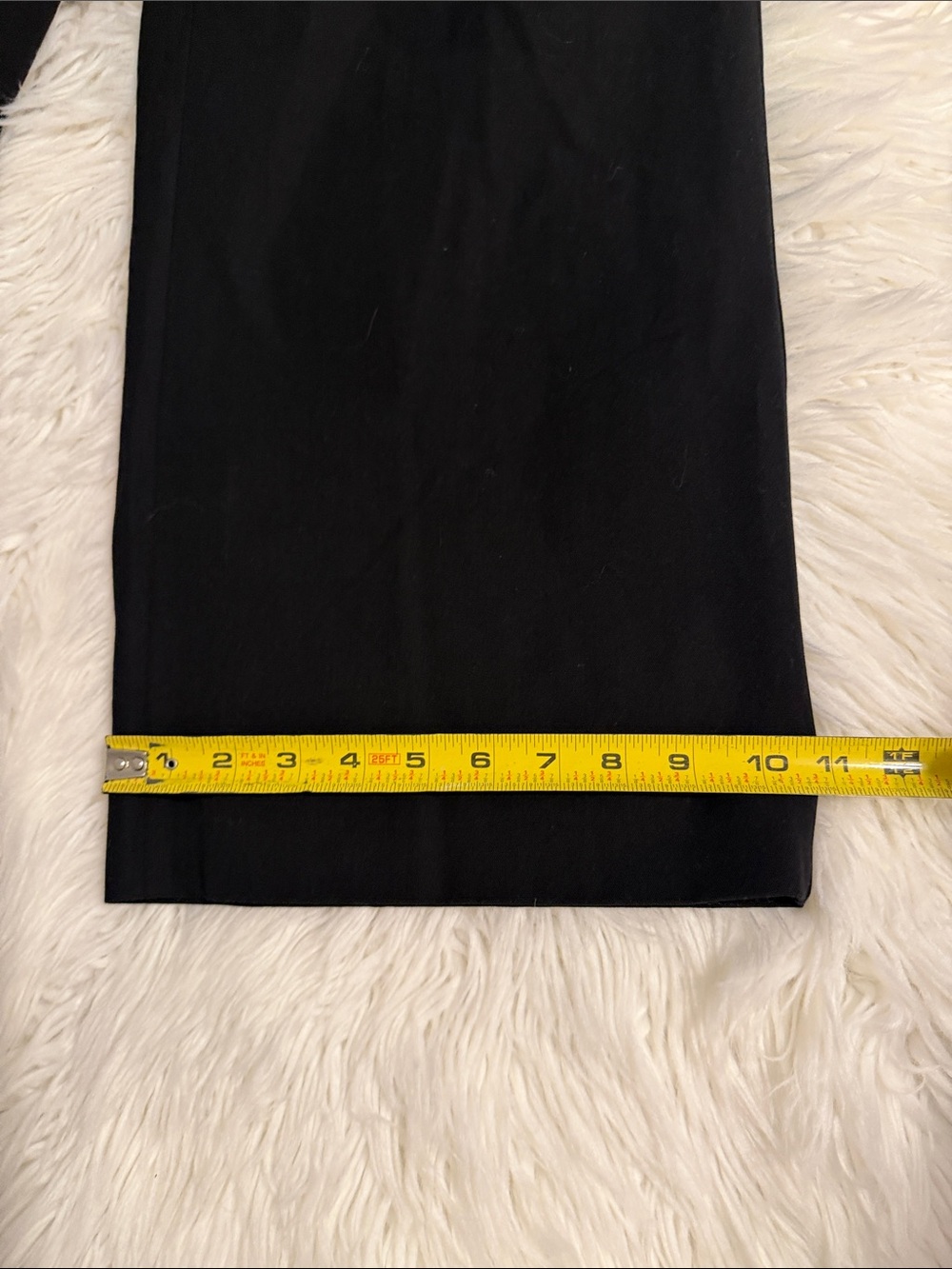 J. Crew Black High-Waist Wide Leg Pants size 4 inseam 25” brand new - Picture 8 of 9